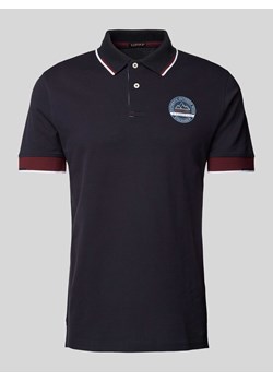 Koszulka polo o kroju slim fit z nadrukowanym detalem ze sklepu Peek&Cloppenburg  w kategorii T-shirty męskie - zdjęcie 173796485