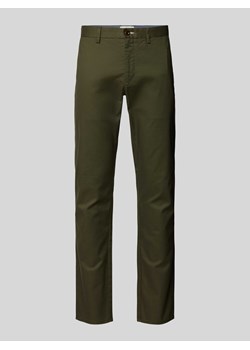 Chinosy o kroju slim fit z bocznymi,wpuszczanymi kieszeniami ze sklepu Peek&Cloppenburg  w kategorii Spodnie męskie - zdjęcie 173796565