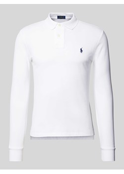 Koszulka polo o kroju slim fit z długim rękawem ze sklepu Peek&Cloppenburg  w kategorii T-shirty męskie - zdjęcie 173796576