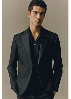 H & M - Spodnie smokingowe Slim Fit - Czarny ze sklepu H&M w kategorii Spodnie damskie - zdjęcie 173796697