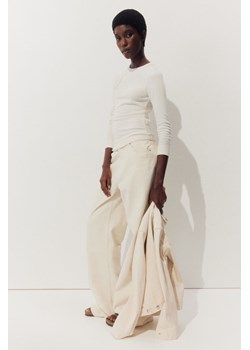 H & M - Top z domieszką modalu - Biały ze sklepu H&M w kategorii Bluzki damskie - zdjęcie 173796698