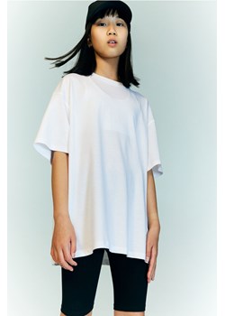 H & M - T-shirt oversize z bawełnianego dżerseju - Biały ze sklepu H&M w kategorii T-shirty chłopięce - zdjęcie 173796699