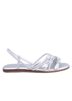 Sandałki w stylu boho Limbe Silver srebrny ze sklepu ButyModne.pl w kategorii Sandały damskie - zdjęcie 173796838