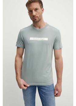 Calvin Klein t-shirt bawełniany męski kolor szary z nadrukiem K10K113110 ze sklepu ANSWEAR.com w kategorii T-shirty męskie - zdjęcie 173800695