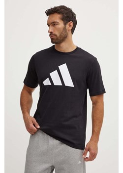 adidas t-shirt bawełniany męski kolor czarny z nadrukiem IY8583 ze sklepu ANSWEAR.com w kategorii T-shirty męskie - zdjęcie 173800768