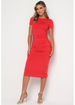 Czerwona Sukienka Oreitheis ze sklepu Born2be Odzież w kategorii Sukienki - zdjęcie 173801246