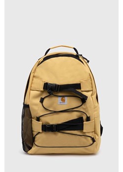 Carhartt WIP plecak Kickflip Backpack kolor żółty duży gładki I031468.1YHXX ze sklepu PRM w kategorii Plecaki - zdjęcie 173802677