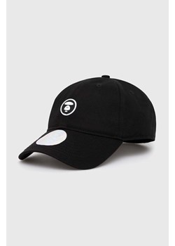 AAPE czapka z daszkiem bawełniana kolor czarny z aplikacją AAPCPM4865XXM ze sklepu PRM w kategorii Czapki z daszkiem męskie - zdjęcie 173802818