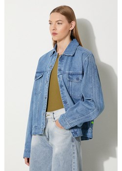 adidas Originals kurtka jeansowa x Ksenia Schneider damska kolor niebieski przejściowa IS1742 ze sklepu PRM w kategorii Kurtki damskie - zdjęcie 173802838