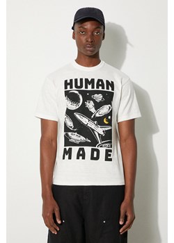 Human Made t-shirt bawełniany Graphic męski kolor biały z nadrukiem HM27TE014 ze sklepu PRM w kategorii T-shirty męskie - zdjęcie 173802879