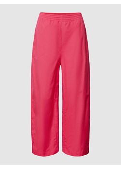 Spodnie materiałowe z szeroką nogawką i elastycznym pasem ze sklepu Peek&Cloppenburg  w kategorii Spodnie damskie - zdjęcie 173802967