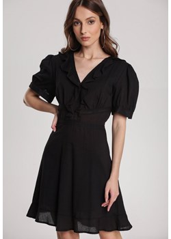 Czarna Sukienka Eluthelia ze sklepu Renee odzież w kategorii Sukienki - zdjęcie 173805498