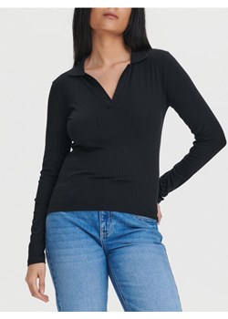 Sinsay - Bluzka z długimi rękawami - czarny ze sklepu Sinsay w kategorii Bluzki damskie - zdjęcie 173810895