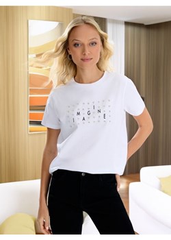 Sinsay - Koszulka - biały ze sklepu Sinsay w kategorii Bluzki damskie - zdjęcie 173811019