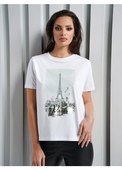 Sinsay - Koszulka z nadrukiem - biały ze sklepu Sinsay w kategorii Bluzki damskie - zdjęcie 173811055