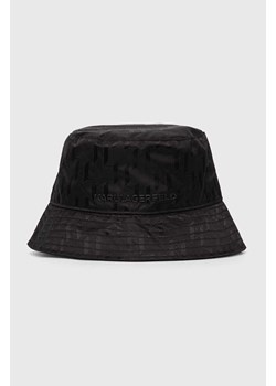 Karl Lagerfeld kapelusz kolor czarny 245M3402 ze sklepu ANSWEAR.com w kategorii Kapelusze męskie - zdjęcie 173814628