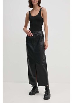 Calvin Klein Jeans spódnica kolor czarny maxi prosta J20J223547 ze sklepu ANSWEAR.com w kategorii Spódnice - zdjęcie 173814907