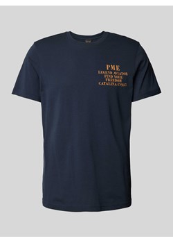 T-shirt z nadrukiem z napisem i logo ze sklepu Peek&Cloppenburg  w kategorii T-shirty męskie - zdjęcie 173816045