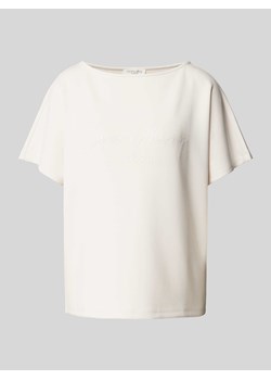 T-shirt z nadrukiem ze sloganem ze sklepu Peek&Cloppenburg  w kategorii Bluzki damskie - zdjęcie 173816067