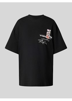 T-shirt z nadrukiem z motywem i logo ze sklepu Peek&Cloppenburg  w kategorii Bluzki damskie - zdjęcie 173816218