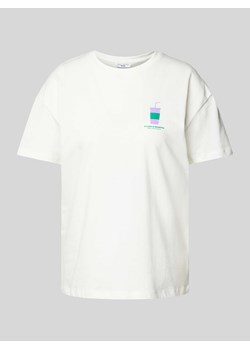 T-shirt z nadrukiem z motywem,napisem i logo ze sklepu Peek&Cloppenburg  w kategorii Bluzki damskie - zdjęcie 173816219
