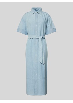 Sukienka midi z paskiem w talii ze sklepu Peek&Cloppenburg  w kategorii Sukienki - zdjęcie 173816235