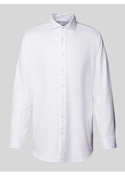 Koszula biznesowa o kroju regular fit z fakturowanym wzorem ze sklepu Peek&Cloppenburg  w kategorii Koszule męskie - zdjęcie 173816245
