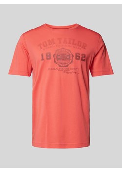 T-shirt z okrągłym dekoltem ze sklepu Peek&Cloppenburg  w kategorii Podkoszulki męskie - zdjęcie 173816267