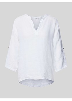 Bluzka z lnu z rękawem o dł. 3/4 model ‘Lucia’ ze sklepu Peek&Cloppenburg  w kategorii Bluzki damskie - zdjęcie 173816289