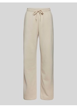 Spodnie dresowe o kroju straight fit ze szwami działowymi ze sklepu Peek&Cloppenburg  w kategorii Spodnie damskie - zdjęcie 173816426