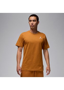 Męski T-shirt z krótkim rękawem Jordan Jumpman - Brązowy ze sklepu Nike poland w kategorii T-shirty męskie - zdjęcie 173816666