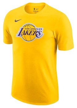 T-shirt męski Nike NBA Los Angeles Lakers Essential - Żółty ze sklepu Nike poland w kategorii T-shirty męskie - zdjęcie 173816678