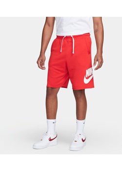 Męskie spodenki z dzianiny dresowej Nike Club Alumni - Czerwony ze sklepu Nike poland w kategorii Spodenki męskie - zdjęcie 173816738
