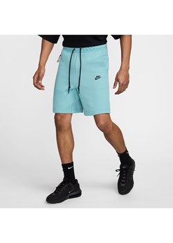 Spodenki męskie Nike Sportswear Tech Fleece - Niebieski ze sklepu Nike poland w kategorii Spodenki męskie - zdjęcie 173816845