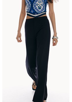 H & M - Dżersejowe spodnie - Niebieski ze sklepu H&M w kategorii Spodnie damskie - zdjęcie 173817027