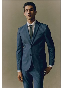 H & M - Marynarka Slim Fit - Niebieski ze sklepu H&M w kategorii Marynarki męskie - zdjęcie 173817046