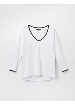 Bluzka HERRO Biały XS ze sklepu Diverse w kategorii Bluzki damskie - zdjęcie 173819216