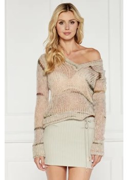 Patrizia Pepe Sweter MAGLIA | Regular Fit | z dodatkiem wełny ze sklepu Gomez Fashion Store w kategorii Swetry damskie - zdjęcie 173819618