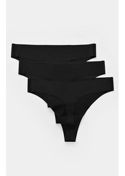 3-pak stringi damskie bezszwowe czarne Blanca, Kolor czarny, Rozmiar 36, Gorteks - id: 187900 - marki Gorteks - 173819726 3-pak stringi damskie bezszwowe czarne Blanca, Kolor czarny, Rozmiar 36, Gorteks ze sklepu Intymna w kategorii Majtki damskie - zdjęcie 173819726