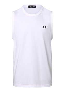 Fred Perry Tank top męski Mężczyźni Bawełna biały jednolity ze sklepu vangraaf w kategorii T-shirty męskie - zdjęcie 173820506