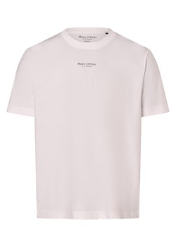 Marc O'Polo Koszulka męska Mężczyźni Bawełna biały jednolity ze sklepu vangraaf w kategorii T-shirty męskie - zdjęcie 173820508
