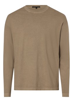 Drykorn Koszula męska z długim rękawem - Marrio Mężczyźni Bawełna brązowy jednolity ze sklepu vangraaf w kategorii T-shirty męskie - zdjęcie 173822395