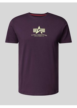 T-shirt z nadrukiem z logo ze sklepu Peek&Cloppenburg  w kategorii T-shirty męskie - zdjęcie 173823007