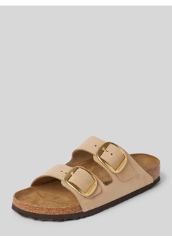 Sandały skórzane ze sprzączkami model ‘Arizona’ ze sklepu Peek&Cloppenburg  w kategorii Klapki damskie - zdjęcie 173824598
