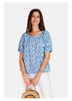 ASSUILI Bluzka w kolorze błękitnym ze sklepu Limango Polska w kategorii Bluzki damskie - zdjęcie 173824949