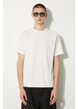 AAPE t-shirt bawełniany Tee męski kolor beżowy gładki AAPTEM1413XXM ze sklepu PRM w kategorii T-shirty męskie - zdjęcie 173827295