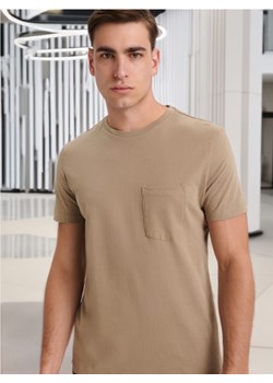 Sinsay - Koszulka - brązowy ze sklepu Sinsay w kategorii T-shirty męskie - zdjęcie 173828746