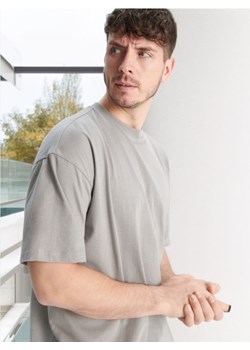 Sinsay - Koszulka oversize - szary ze sklepu Sinsay w kategorii T-shirty męskie - zdjęcie 173828755
