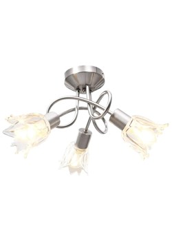 Szklana elegancka lampa sufitowa - EX205-Tulipex ze sklepu Edinos.pl w kategorii Lampy sufitowe - zdjęcie 173828819