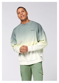 Chiemsee Bluza &quot;MBRC&quot; w kolorze zielono-białym ze sklepu Limango Polska w kategorii Bluzy męskie - zdjęcie 173830427